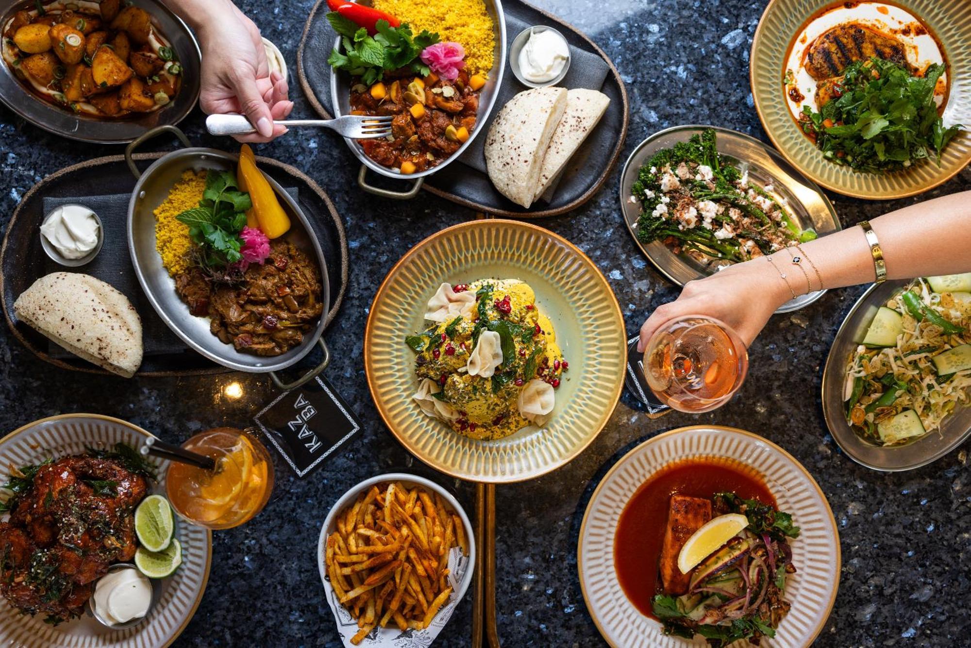 Ovolo The Valley Brisbane Exterior foto A selection of dishes at KARN